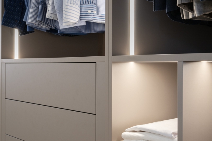 Detail Lumiere Dressing Menuiserie Suarato Lausanne