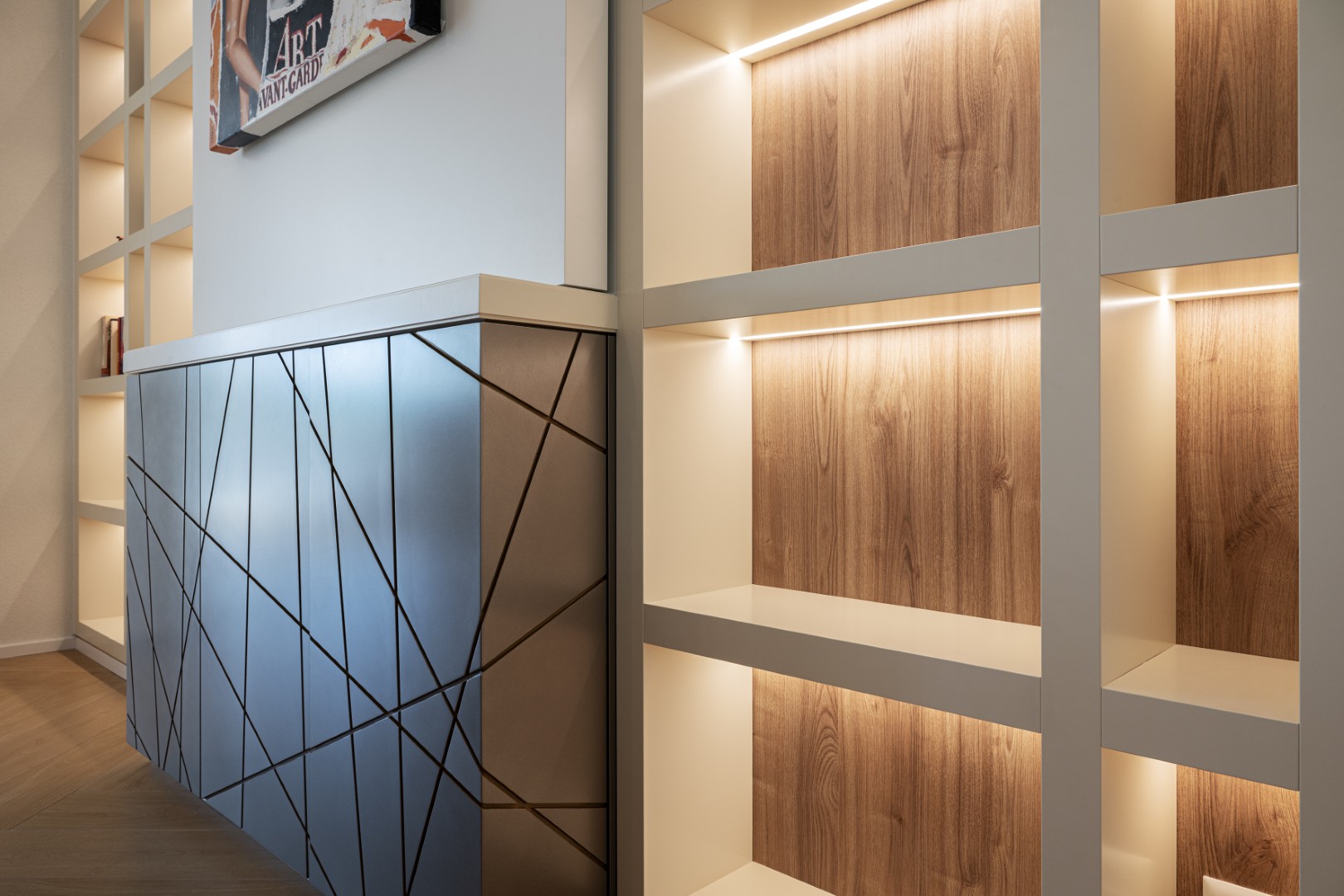 details-lumiere-bibliotheque-menuiserie-suarato-lausanne