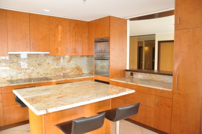 Cuisine Bois Clair Menuiserie Suarato Lausanne