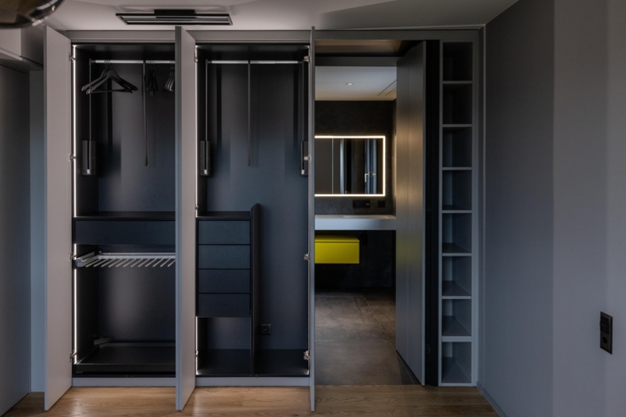 Dressing Ouvert Sur Mesure Menuiserie Suarato Lausanne